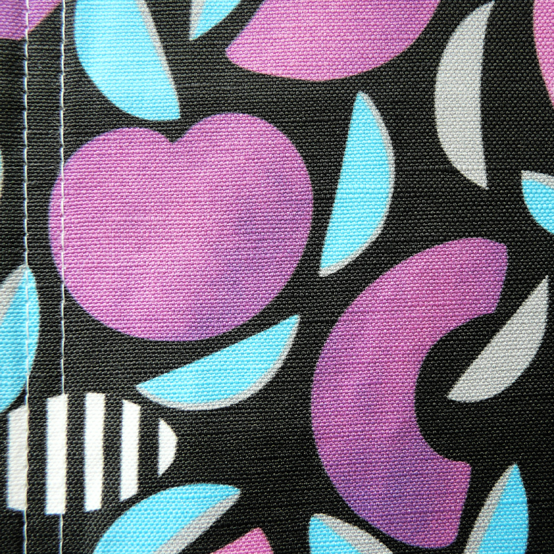 détail de trame tissu lin/coton design plum pie spoonflower